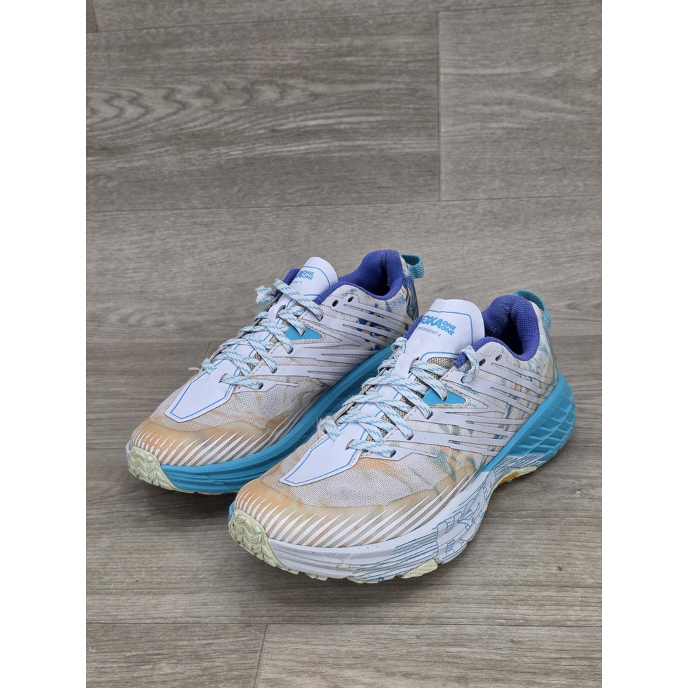 HOKA Speedgoat 4 Vibram Sole Together Tie Dye Trail Runners Women's Size 7.5